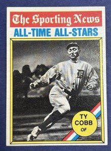 1976 Topps Ty Cobb Baseball Card #346