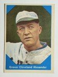 1960 Fleer Grover C. Alexander Sports Card