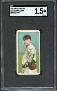 1909-11 T206 John McGraw Giants Card SGC 1.5