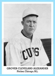 Grover Alexander Baseball Trading Card - Cubs Series