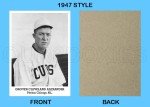 Grover Alexander Baseball Trading Card - Cubs Series