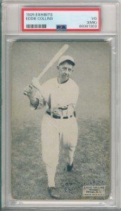 Eddie Collins 1925 Exhibits PSA 3mk Card