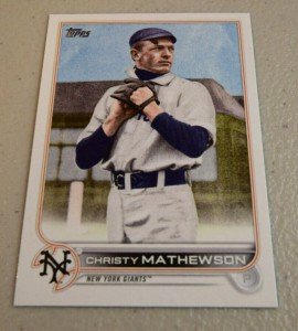 2022 Topps Update Christy Mathewson Image Variation