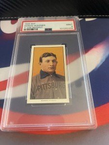1995 Honus Wagner T-206 Reprint Card PSA 9