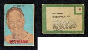 1967 Topps Tris Speaker Venezuelan Card #156