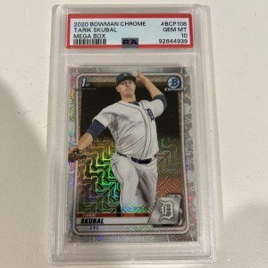 2020 Bowman Chrome Tarik Skubal Rookie Card PSA 10