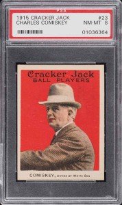 1915 Cracker Jack Charles Comiskey HOF Card