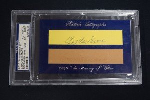 Lefty Grove Connie Mack Dual Cut Signatures 1/1