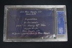 Lefty Grove Connie Mack Dual Cut Signatures 1/1
