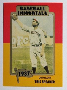 1980-87 SSPC Tris Speaker HOF #11 Card