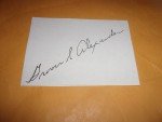 Grover Cleveland Alexander Baseball Autograph Reprint Card