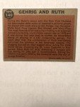 Topps Babe Ruth & Gehrig 140 Card Set