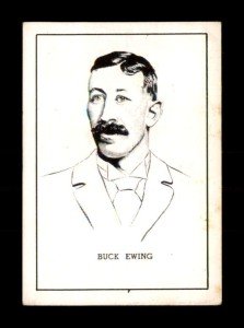 1950 Callahan Buck Ewing HOF Sports Card