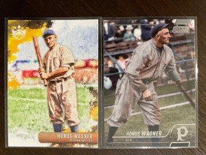 Honus Wagner Baseball Card Set - 2 Cards