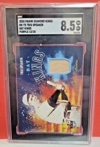 Tris Speaker 2020 Diamond Kings Holo Purple Card