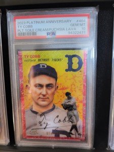 2023 Topps Ty Cobb Platinum Anniversary Lava /100 PSA 10