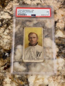 T206 Walter Johnson Portrait - PSA 1 Graded