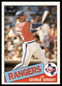 1985 Topps George Wright Baseball Card #443