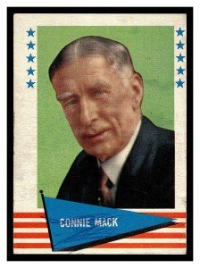 1961 Fleer Baseball Connie Mack #123 Card