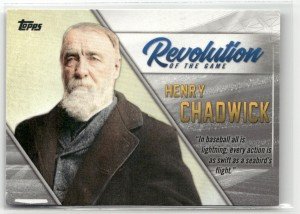 2019 Topps Henry Chadwick Revolution of the Game