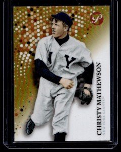 2022 Topps Pristine Christy Mathewson Gold Refractor