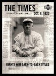 2001 Upper Deck John McGraw Yankees Card #170