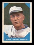 1960 Fleer Grover C. Alexander Baseball Card