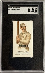 1887 N28 Allen & Ginter Adrian Anson Card
