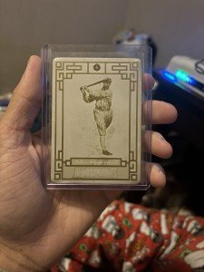 Eddie Collins 2024 1/1 Yellow Printing Plate