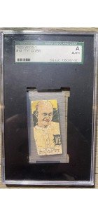 1923 Ty Cobb W515-1 Hand Cut Sports Card