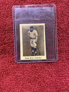 Babe Ruth "Abdulla Rekord" Sports Card