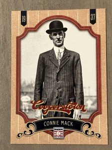 Connie Mack 2012 Panini Cooperstown Card - Athletics