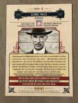 Connie Mack 2012 Panini Cooperstown Card - Athletics