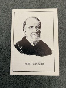 1950 Callahan HOF Set Break #12 Chadwick Card