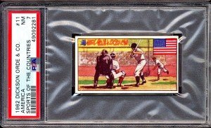 Babe Ruth 1962 Dickson Orde Yankees Card PSA 7