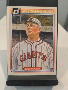 1983 Donruss John McGraw New York Giants Card