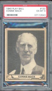 1940 Play Ball #132 Connie Mack HOF Card