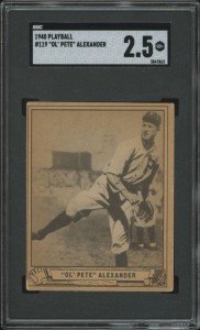 1940 Play Ball Grover Cleveland Alex 119 Card
