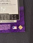 2003 Legendary Cuts Christy Mathewson Swatch 97/100