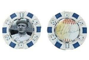 Grover Cleveland Alexander Signed Phillies Poker Chip Marker