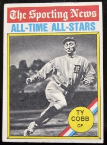 Ty Cobb Detroit Tigers Topps Baseball Card #346