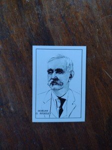 1950 Callahan HOF #9 Morgan Bulkeley Card