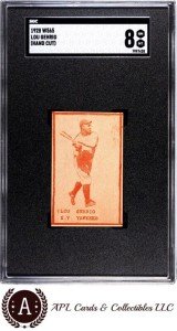 1928 W565 Lou Gehrig Sports Card SGC 8