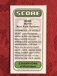 Babe Ruth Rare Yankees Baseball Card - UK Edition