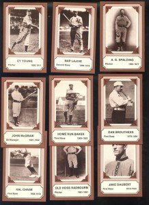 1974 Fleer Laughlin Pioneers Baseball 16 Card Set