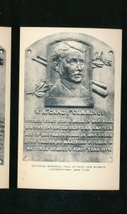 Candy Cummings 1953 Hall of Fame Postcard