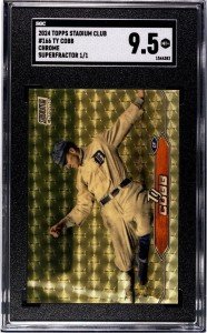 2024 Topps Chrome Ty Cobb Superfractor 1/1 SGC 9.5