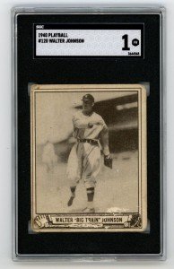 Walter Johnson 1940 Playball #120 Sports Card