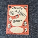 Babe Ruth 1967 Topps Who Am I? Card