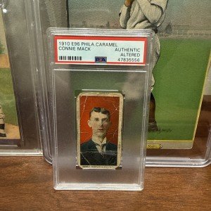 1910 E96 Connie Mack Philadelphia Caramel Card